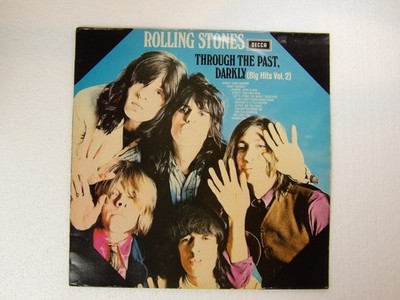 Rolling Stones:  Through The Past Darkly  1970s  reissue 2W/3W  EX   LP