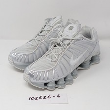 Nike Shox TL Chrome Metallic Silver White IB1087-002 Womens 8.5 Sneakers