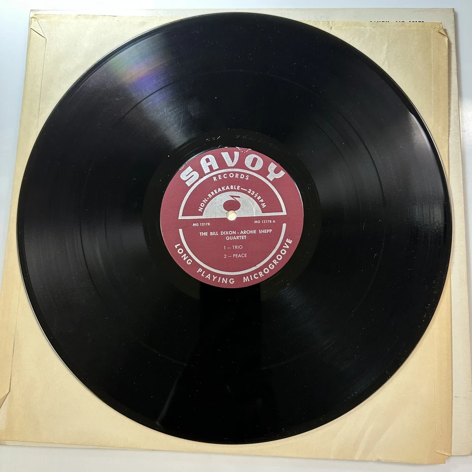 The Archie Shepp - Bill Dixon Quartet Record Vinyl Archie Shepp Savoy MG 12178 - Image 4 of 4