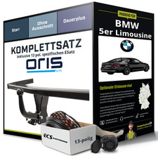 Für BMW 5er Limousine Typ G30 Anhängerkupplung starr +eSatz 13pol 02.2017-jetzt
