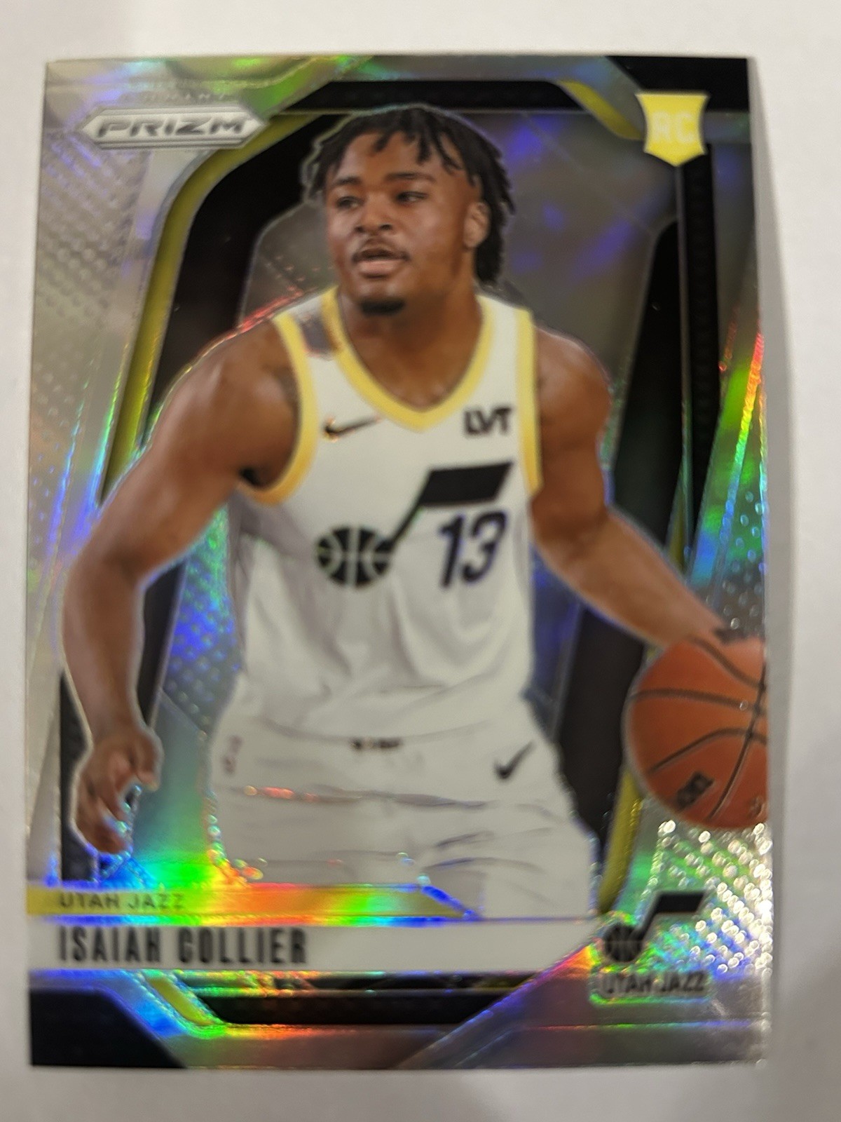2024-25 Panini Prizm Isaiah Collier Rookie #227 Silver Prizm (RC) Jazz