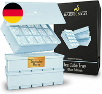 Silikon EiswüRfelform Mit Deckel (3Er Set) – Bpa-Freie EiswüRfelform Groß/Xxl |