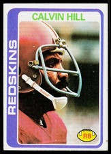 Calvin Hill, 1978 Topps, #71, Washington Redskins,