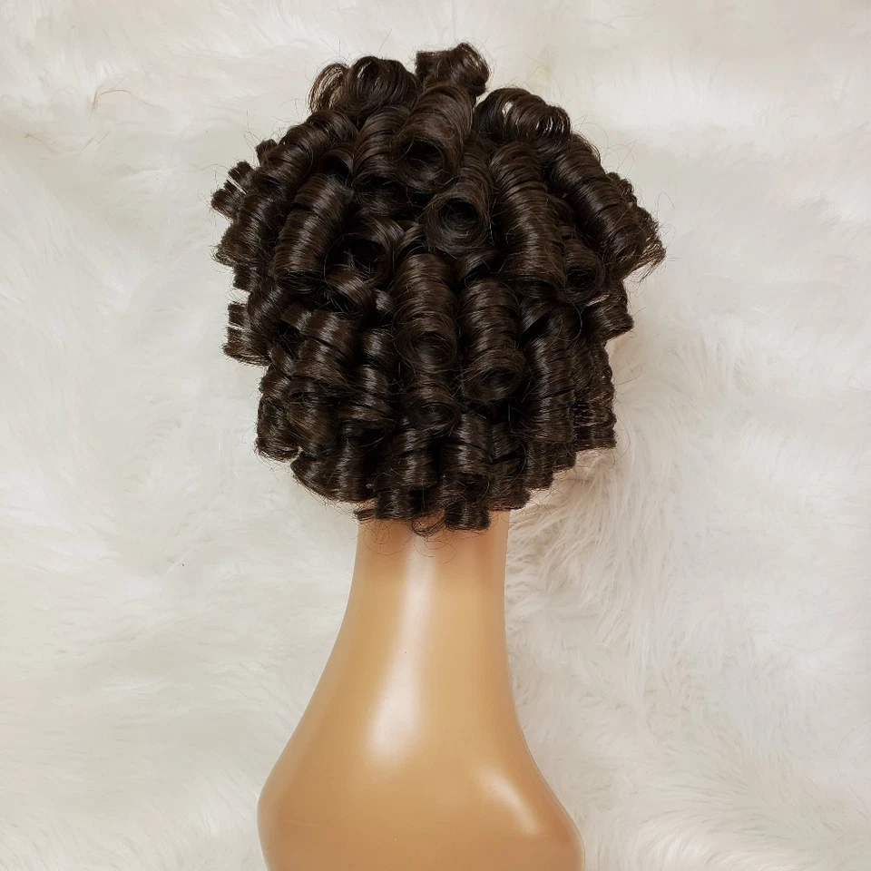 Rabo de cavalo com cachos em espiral - Imagem 3 de 4