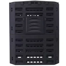 90 Gal. Garden Composter Bin Made from Recycled Plastic, Easy Assembly, Lightwei