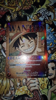 Monkey D Luffy SP Wanted Poster  ST01-012 Pillars of Strength (OP03) - English