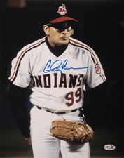 Charlie Sheen Signed 11x14 Major League on the mound JSA