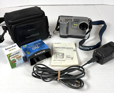 Sony Digital Mavica MVC-FD88 Camera w/ Battery, Charger & More  - FULLY TESTED