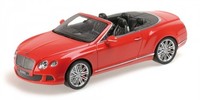 Minichamps 107139330 Bentley Continental Gt Speed Convertible 2013 Red 1:18