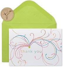 Papyrus Thank You Cards with Envelopes 14 Count