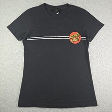 Santa Cruz Skateboards Classic T Shirt Adults Size Small Black Made in USA