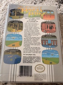 Adventures Of Bayou Billy 1989 Nintendo NES Box & Styrofoam Only + Box Protector