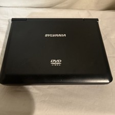 Sylvania 7" Portable DVD Player Model SDVD7040-Black-D Tested Works No Charger