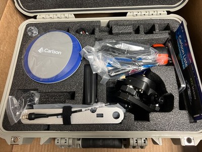 Carlson BRx7 Network Rover RTK GNSS Survey GPS Kit w/ Case & Accessories   NEW