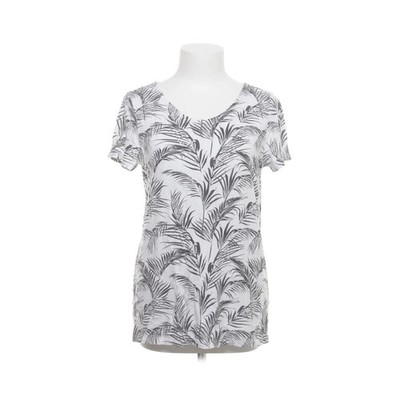ESPRIT, T-shirt, Größe: M, Weiß/Schwarz/Mehrfarbig, Blumen, Damen #sxN