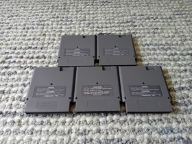 Nintendo NES Cartridge Bundle PAL x 5 Wizards & Warriors III, Life Force Etc..