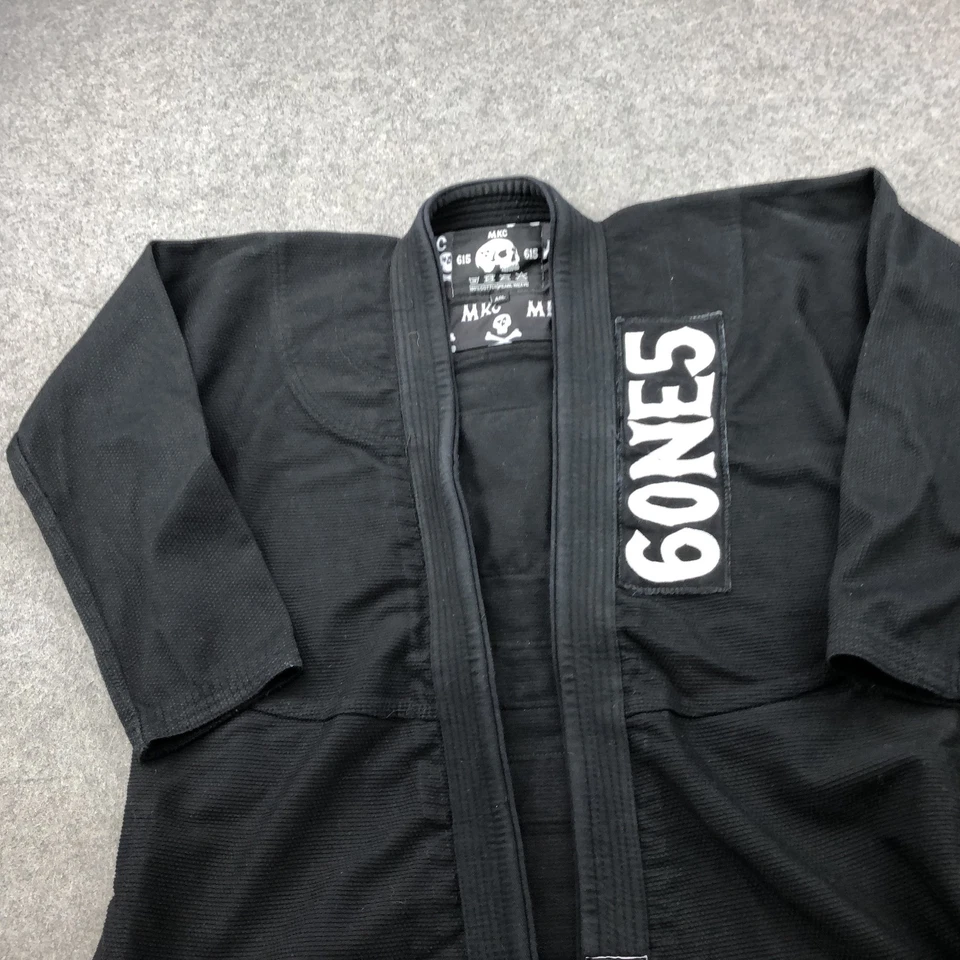 MKC 6ONE5 Sumner BJJ Gi куртка A0L череп нашивка Co жемчуг плетение черный джиу-джитсу - Изображение 4 из 4