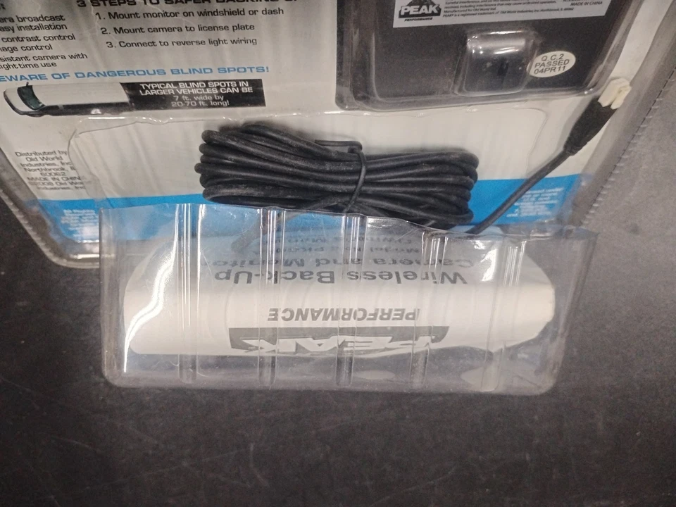 Peak Performance Wireless Back Up Camera System W/ 2.4 Inch Color LCD Monitor - Image 3 of 3