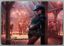 Marchesa, Dealer of Death Art Card (Gold-Stamped Signature) #27 Outlaws of Thunder Junction