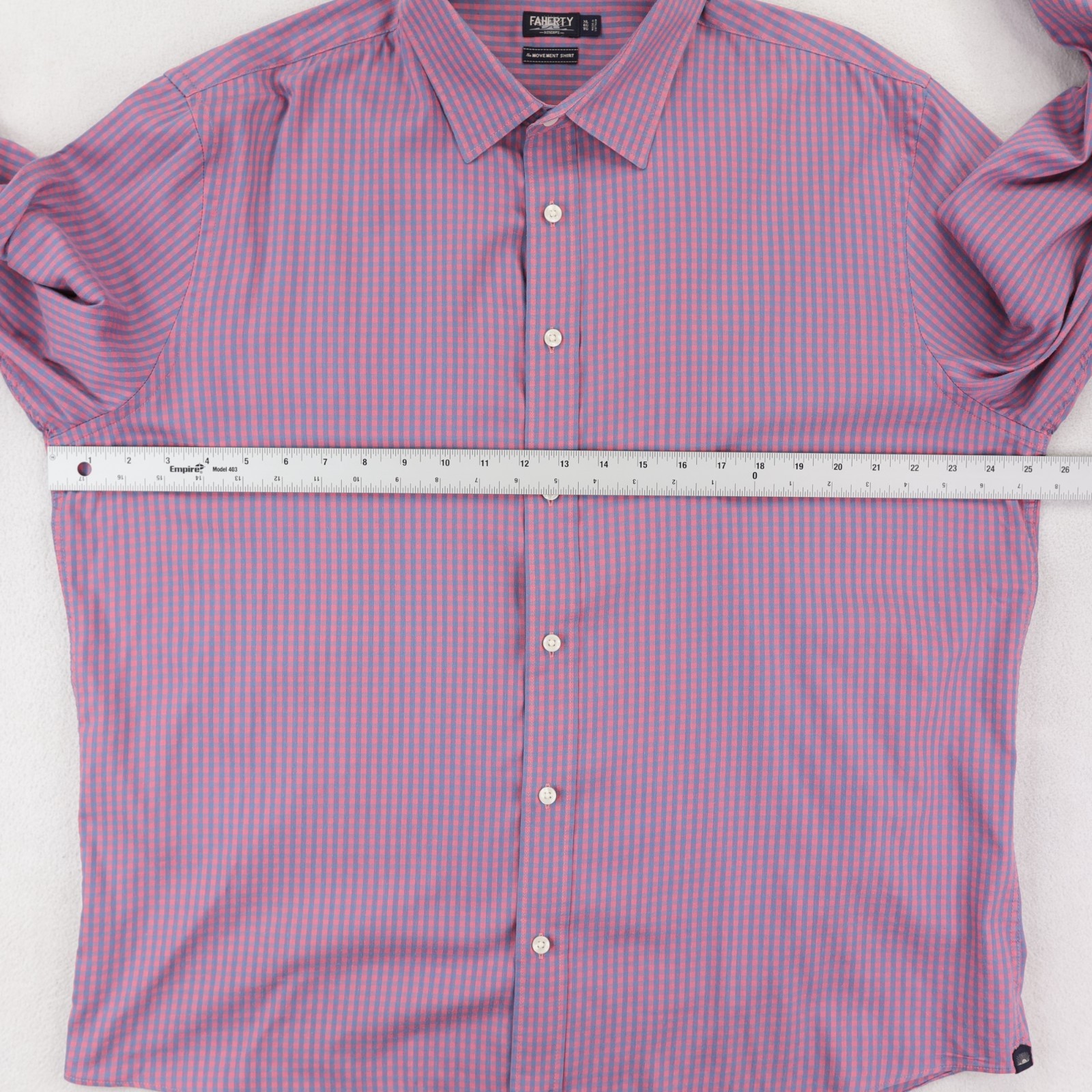Faherty Movement Performance Button-Up Shirt Mens… - image 9