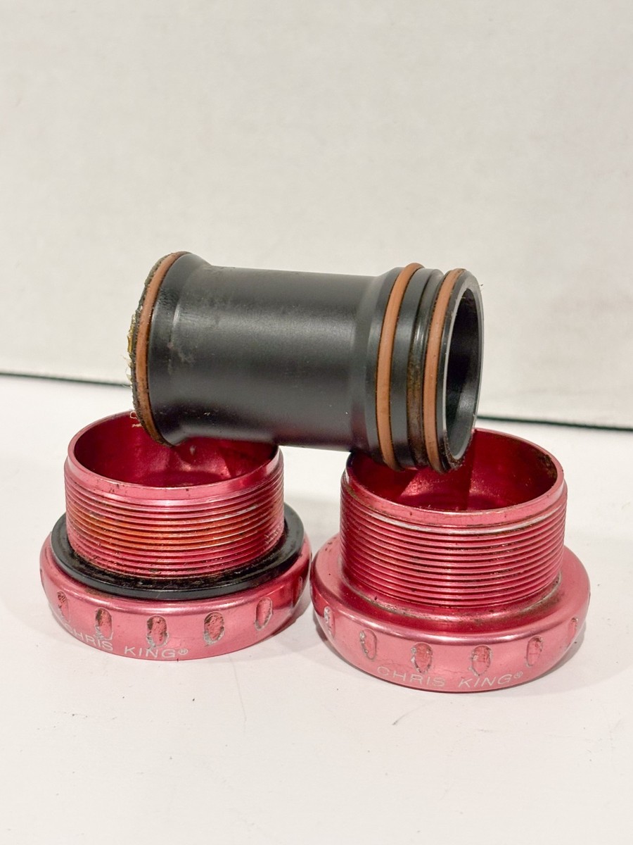 Chris King Bottom Bracket Pink 24mm BB MTB Mountain Bike Rare