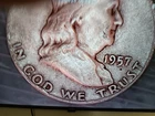 1957 D Franklin Half Dollar