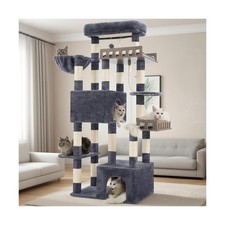 Maine Coon Cat Tree, Heavy Duty Cat Tree for Indoor Cats Large Adult, Cat Tow...