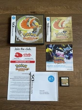 Pokemon HeartGold (Nintendo DS) Complete CIB All Inserts Authentic Tested Clean