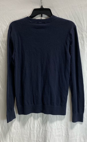 Armani Exchange Mens Blue Cotton Cashmere Crew Neck Knit Pullover Sweater Size S - Foto 2 di 4