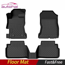 Car Floor Mats For 2017-2023 Subaru Impreza Black All-weather Tpe Rubber Liner Car Floor Mats For 2017-2023 Subaru Impreza Black All-weather Tpe Rubber Liner