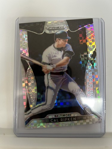 2019 Panini Prizm Baseball CAL RIPKEN power plaid PRIZM CARD 05/75 Orioles - Picture 2 of 3