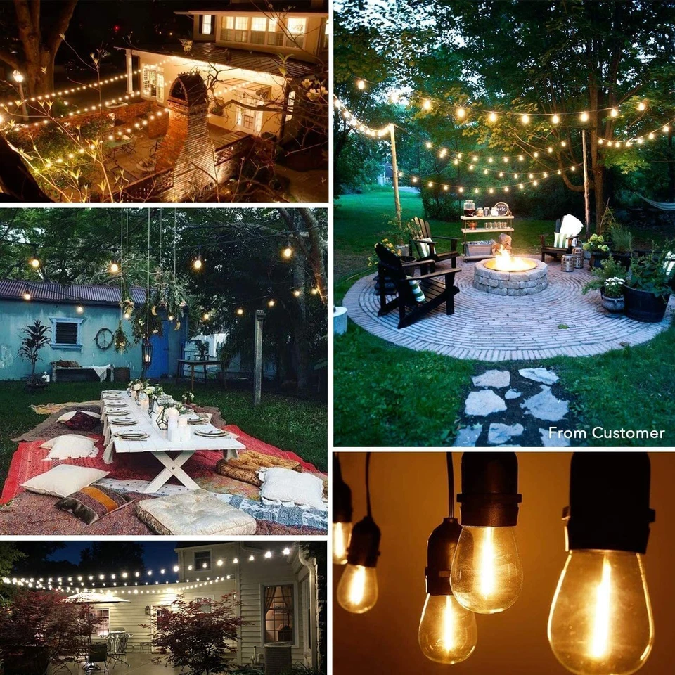 15 Pack S14 Edison LED Light Bulbs 1W Clear X002DU9AA7 - Image 4 of 4