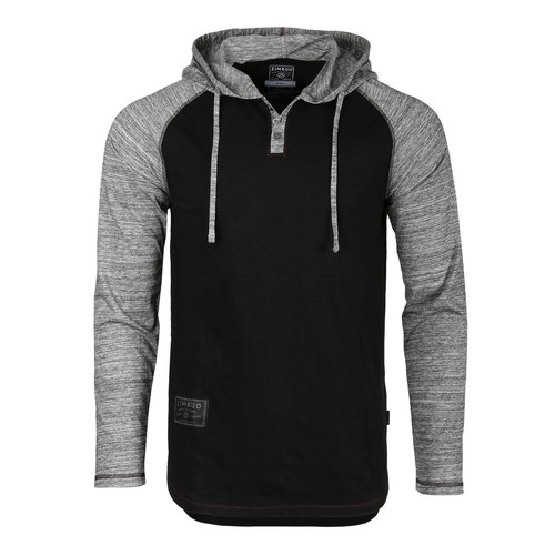 ZIMEGO Mens Long Sleeve Hoodie - Lightweight Hooded Pullover - Picture 3 of 52