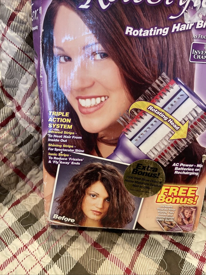 Cepillo de pelo giratorio de triple acción ROTOSTYLER DE COLECCIÓN PROBADO Foto 4 de 4