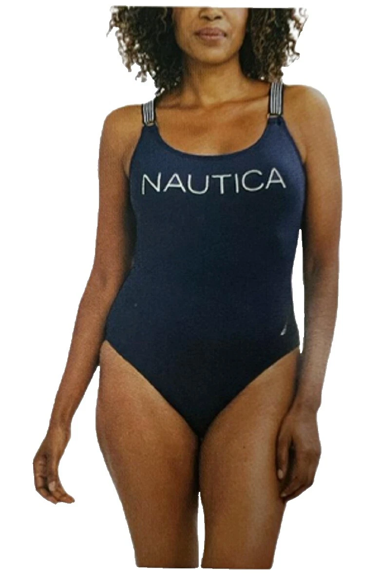 Traje de Baño de tamaño regular Nautica sólido para De mujer