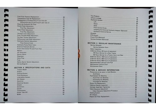Satoh Buck Tractor Owners Operators Manual - Picture 4 of 10