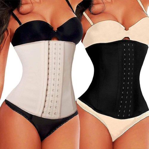 Fajas Reductoras Colombianas 100% Latex Waist Trainer Corset Cincher Body Shaper - 第 5/27 張圖片