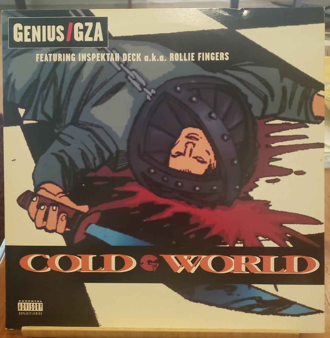 Cold World Genius GZA 12” Vinyl LP InspektaH Deck - Wu-Tang GEF 12 22107 - VG