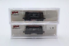 N Scale Atlas Lake Erie Ore Cars (2) | NIB | 32113 | 32114 | With Loads