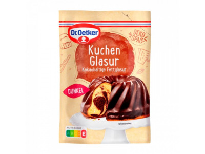 Dr. Oetker DARK CHOCOLATE Glaze/Icing -Ready to serve -1 pack -FREE SHIPPING