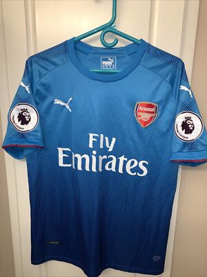 PUMA PREMIER LEAGUE LICENSED SOCCER JERSEY ARSENAL FLY EMIRATES