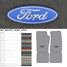Acc 1991-2000 Ford Explorer 2 Door Ford In Oval Logo 4pc Cutpile Floor Mats