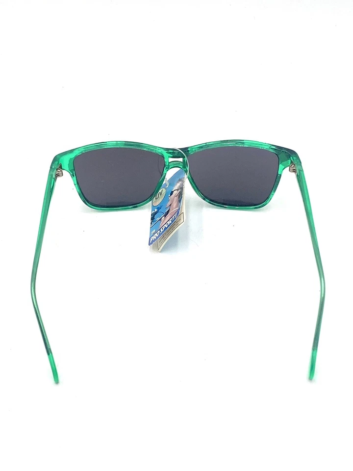 Винтажные солнцезащитные очки NOS Visual Scene Япония 1980-е с биркой Pro Sporte зеленые мульти - Изображение 4 из 4