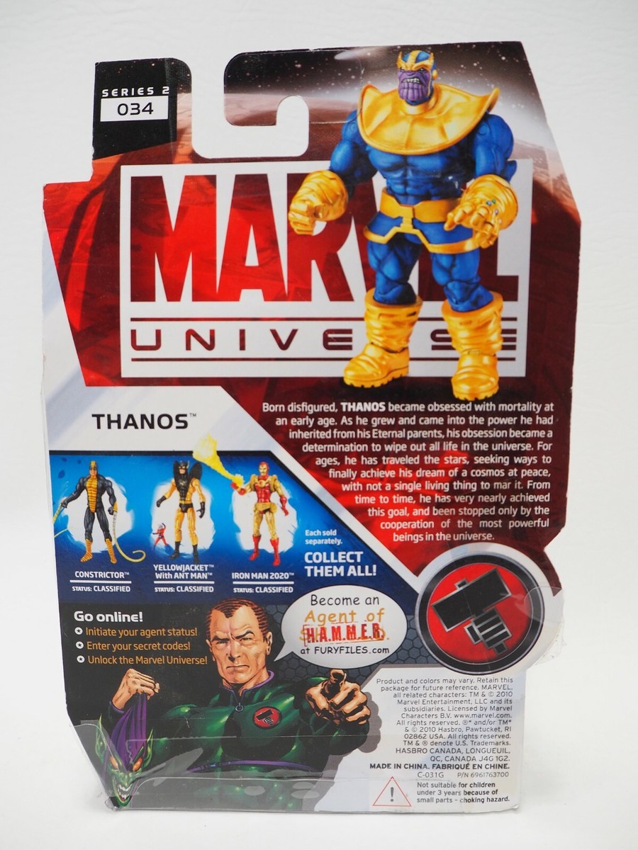 MARVEL THANOS フィギュア 034 Marvel Universe Thanos Series 2 034 - 3.75 Inch Figure | eBay