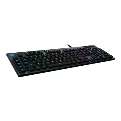 Logitech G G815 GL Linear USB Wired Black Keyboard - Deutsches Layout
