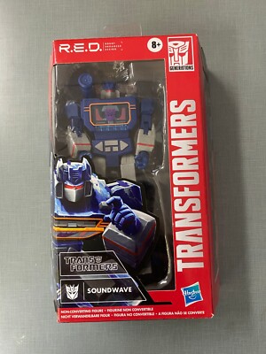 Hasbro Transformers R.E.D. (Robot Enhanced Design) G1 Soundwave #sc-110
