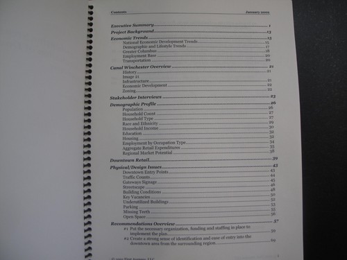 Lot 3 Canal Winchester Ohio Development History 1999-2002 Revitalization Plans - Picture 4 of 13