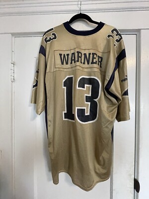 Vintage Puma St. Louis Rams Kurt Warner Alternate Jersey 90s XL