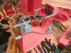 Vintage 1980s Barbie Gym Exercise Bike Weight Lifting Lockers — photo 4