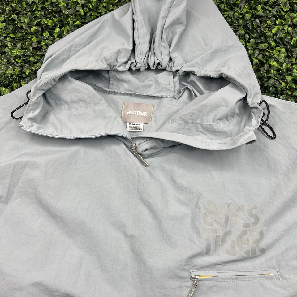 Asics Tiger Pullover Informal Deportes Bolsillo Hombres Sudadera con Capucha XLarge XL Foto 3 de 4